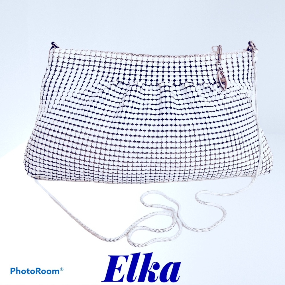 Vintage Elka White Mesh Purse